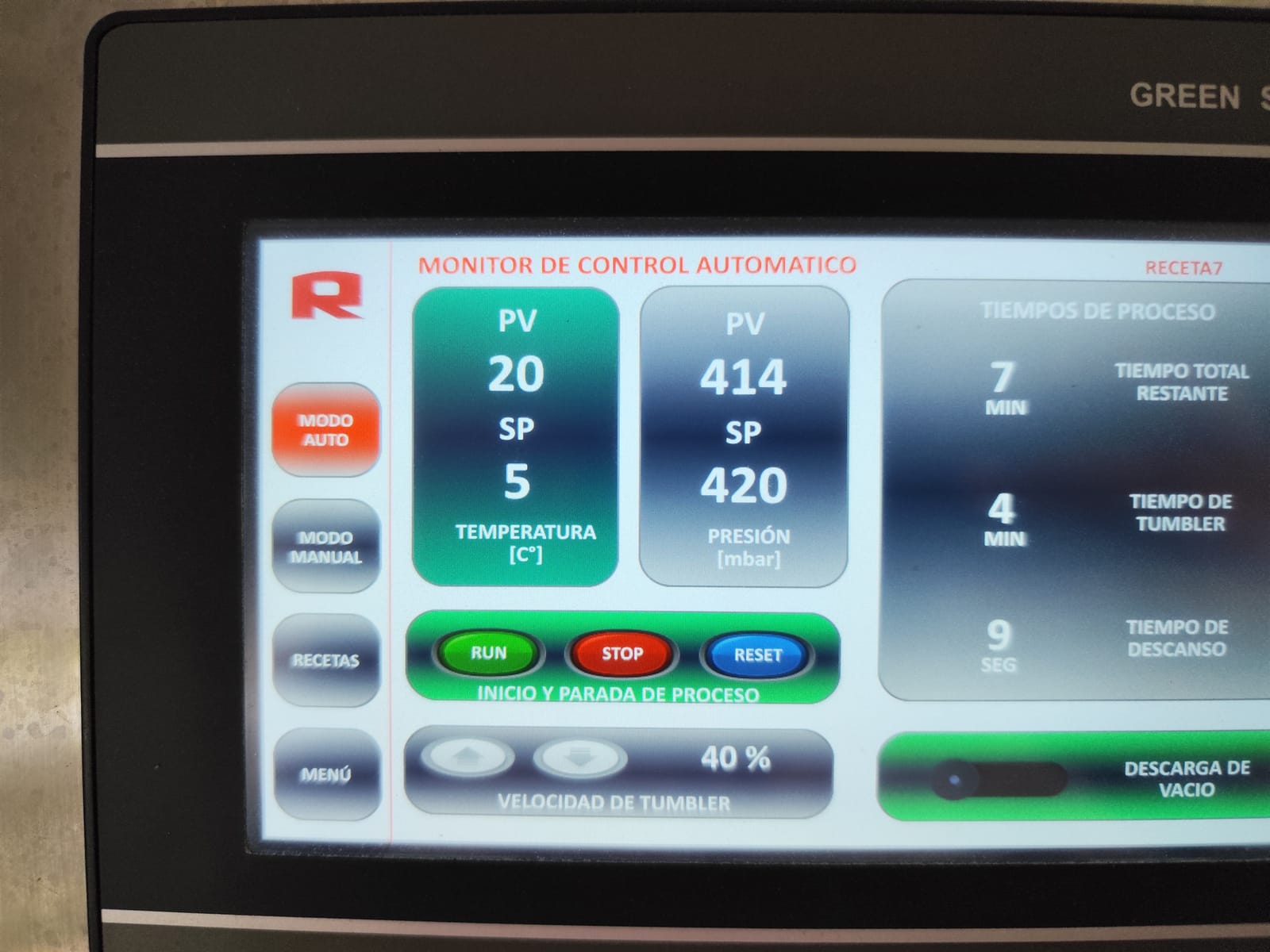 Control Automático y Regulación de Ciclos para Tumbler Marinador al Vacío - Imagen 2